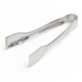 Silver Plastic Mini Serving Tongs - 3 Pack